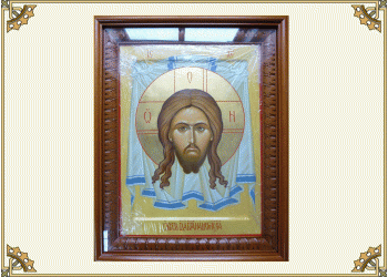 Икона "Спас нерукотворный" (16х22 см, без золота)