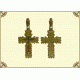 Крест 12А (латунь) 