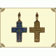 Крест 1 (латунь с эмалью)