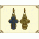 Крест 3 (латунь с эмалью)