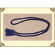 Пояс, ручное плетение «макраме» (синий)